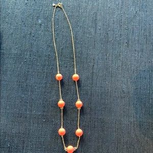 JCrew Orange Necklace